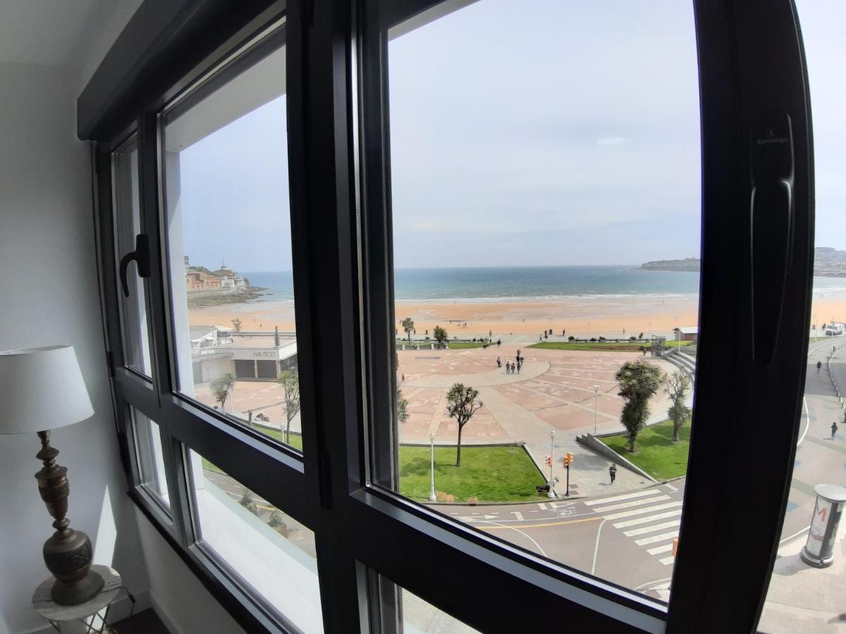 Apartmán El Mirador Del Nautico Gijón Exteriér fotografie