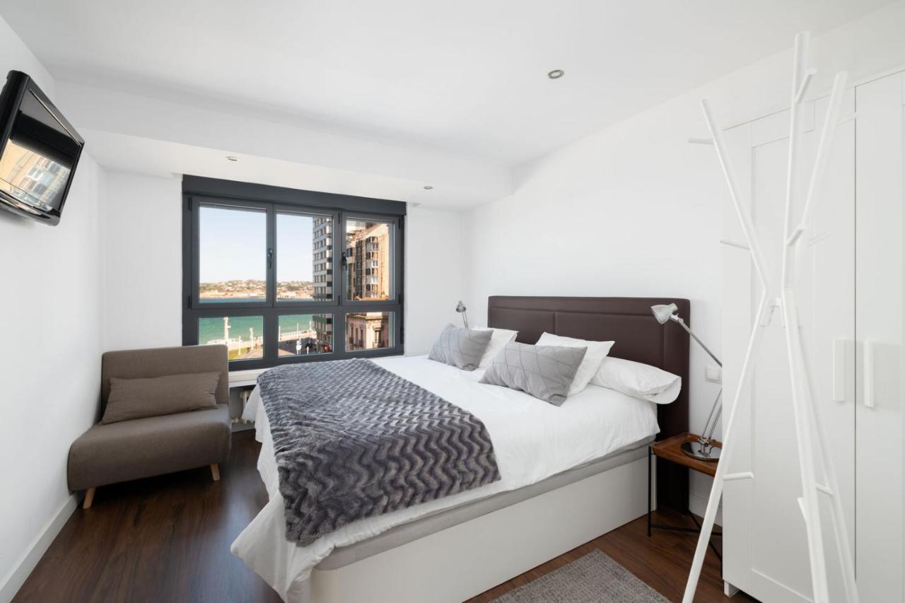 Apartmán El Mirador Del Nautico Gijón Exteriér fotografie