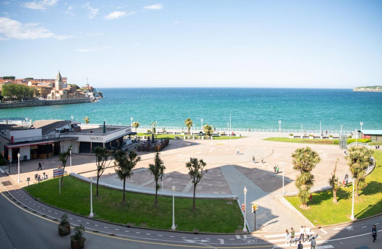 Apartmán El Mirador Del Nautico Gijón Exteriér fotografie
